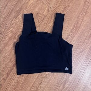 ALO Yoga Black Crop Top